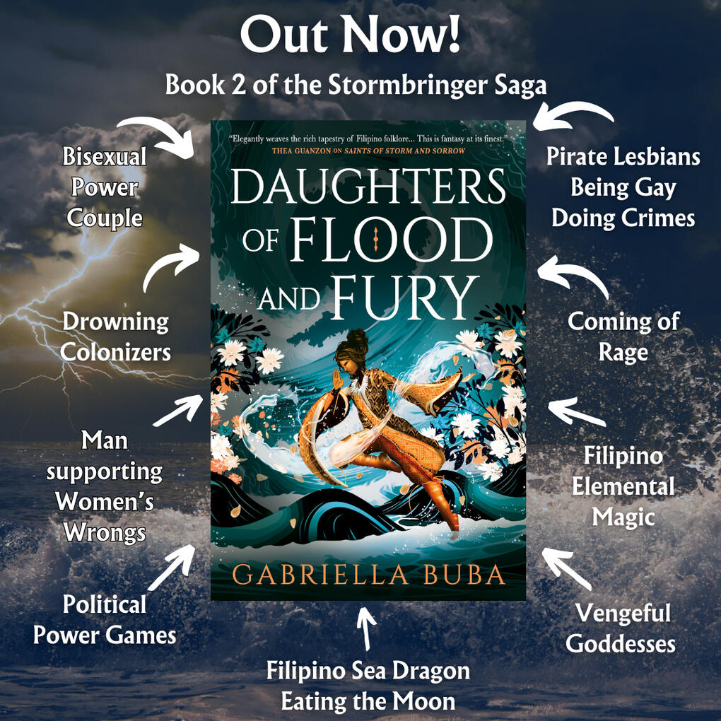 Daughters of Flood and Fury by Gabriella Buba Coming July 2025